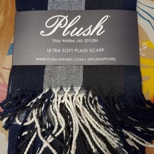 Navy Plush Apparel Scarf